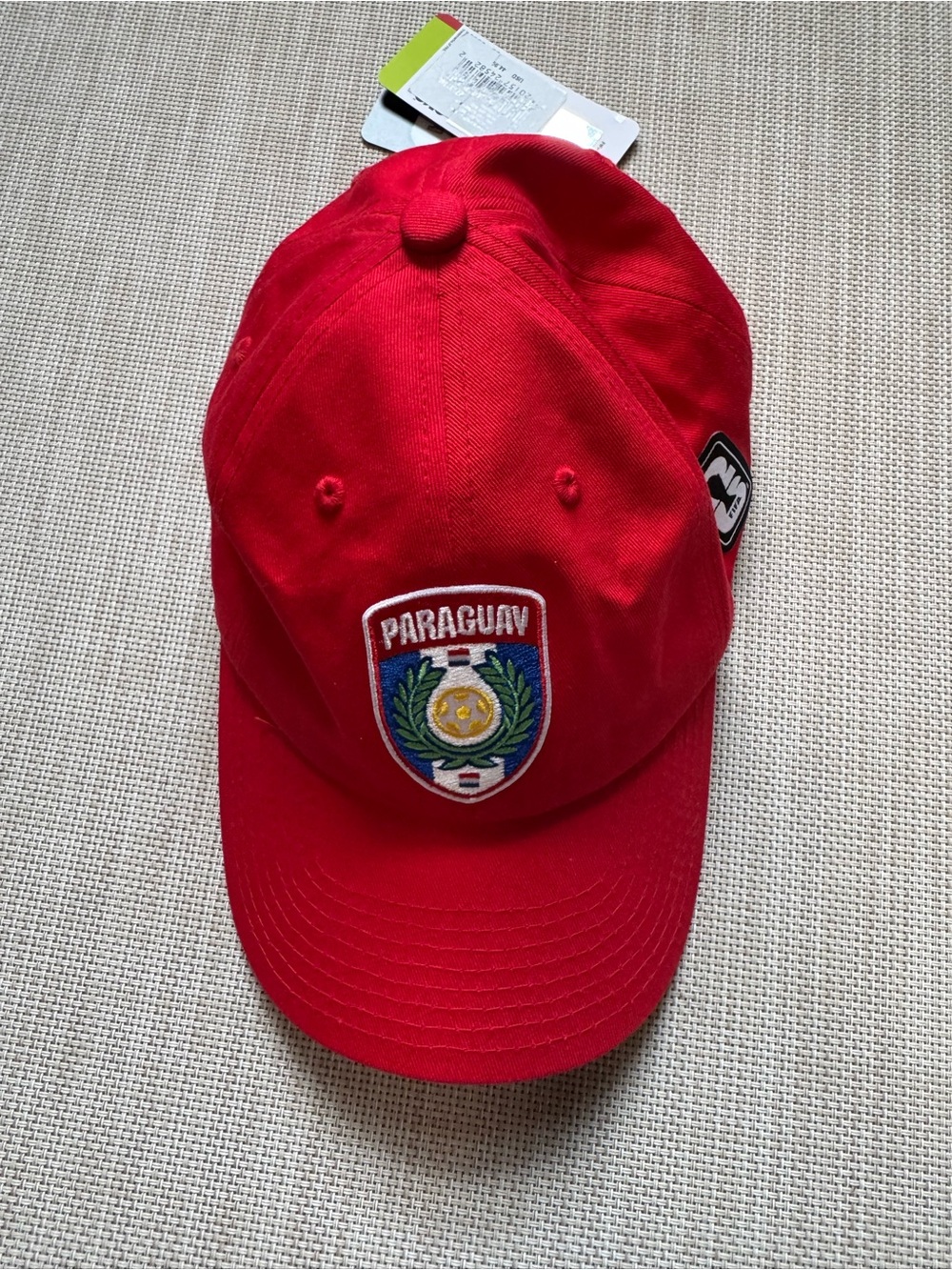 FIFA World Cup 2026 Paraguay Hat NWT Official Licensed + Match Lanyard Badge